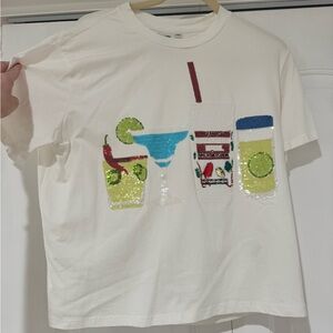 Queen of Sparkles. Margarita Top. Used. Good condition.